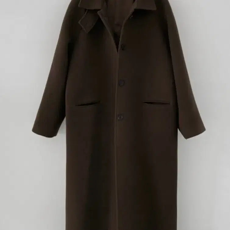 [BUNJANG] Grooming Everywhere Balmacaan Coat Brown / [새상품급처]그루밍에브리웨어 발마칸 코트 브라운