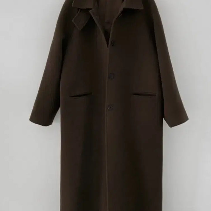 [BUNJANG] Grooming Everywhere Balmacaan Coat Brown / [새상품급처]그루밍에브리웨어 발마칸 코트 브라운