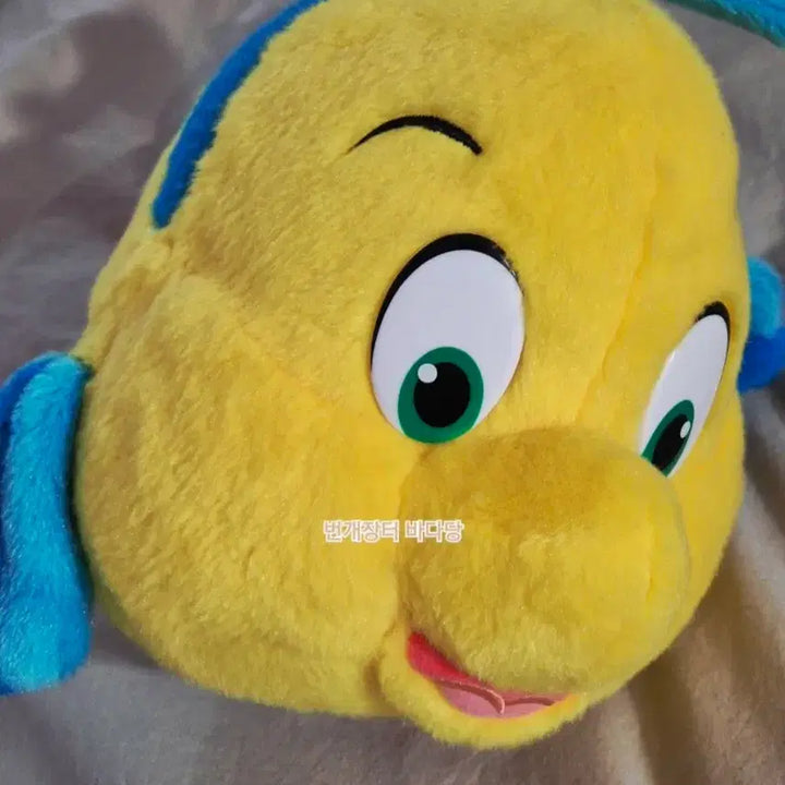 [BUNJANG] Disney Flounder Plush / 디즈니 정품 인어공주 플라운더 인형 도쿄 디즈니씨 디즈니랜드
