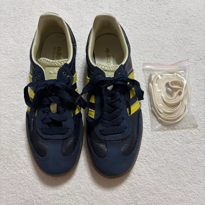 [BUNJANG] Adidas x Wales Bonner Samba (University Navy) / [235] 아디다스x웨일스 보너 삼바 (유니버시티 네이비)