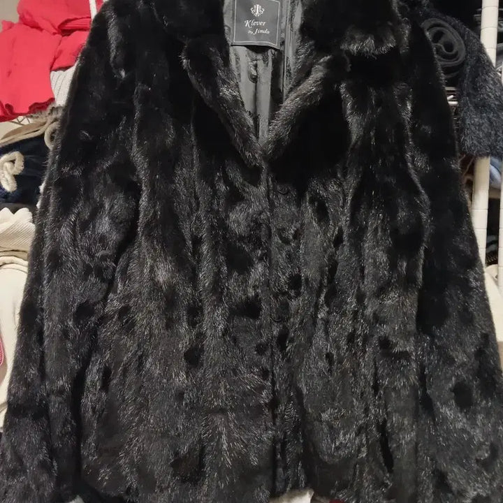 [BUNJANG] Klever by Jindo Black Mink Coat / 끌레베 진도 Klever by Jindo 블랙 밍크코트