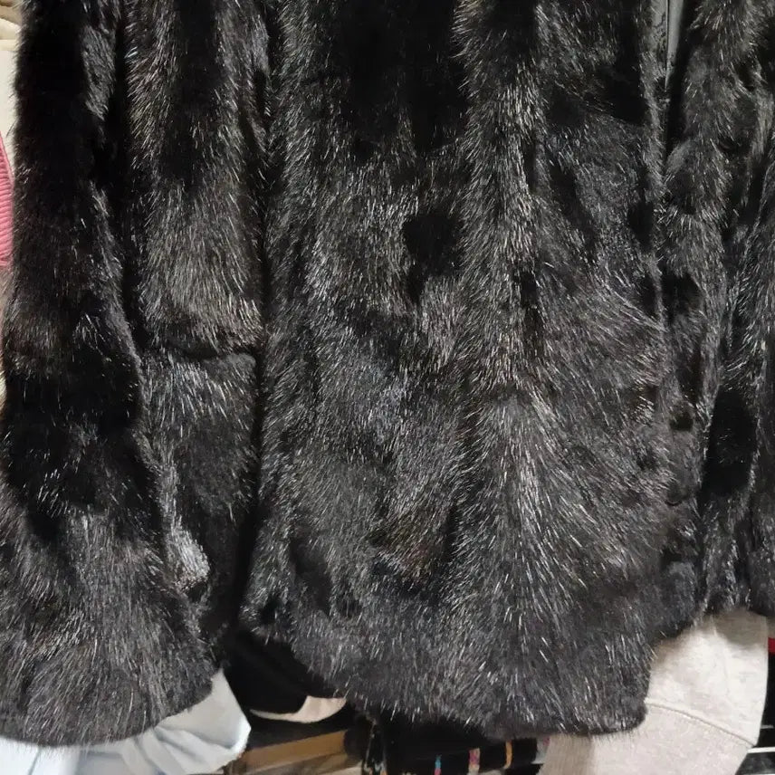 [BUNJANG] Klever by Jindo Black Mink Coat / 끌레베 진도 Klever by Jindo 블랙 밍크코트