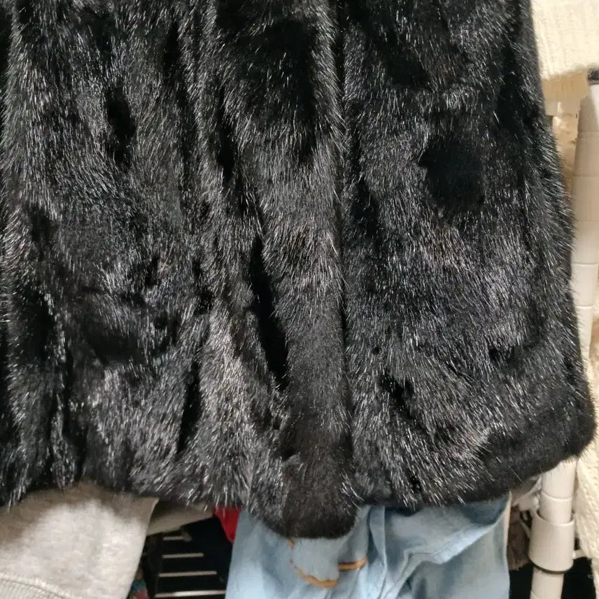 [BUNJANG] Klever by Jindo Black Mink Coat / 끌레베 진도 Klever by Jindo 블랙 밍크코트