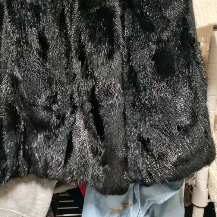 [BUNJANG] Klever by Jindo Black Mink Coat / 끌레베 진도 Klever by Jindo 블랙 밍크코트