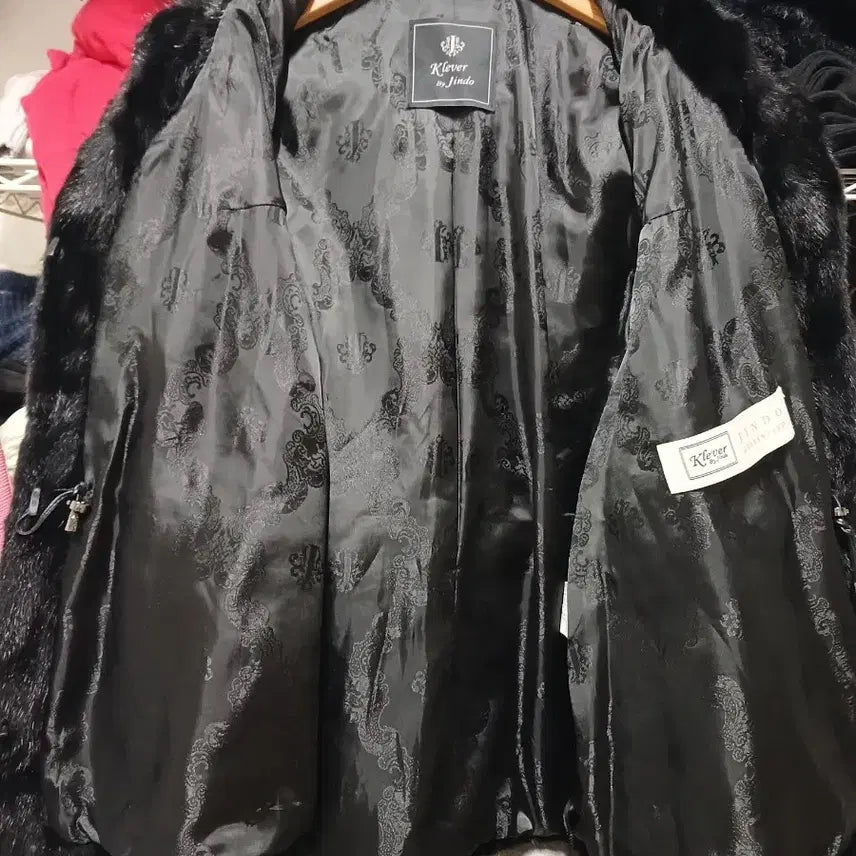 [BUNJANG] Klever by Jindo Black Mink Coat / 끌레베 진도 Klever by Jindo 블랙 밍크코트