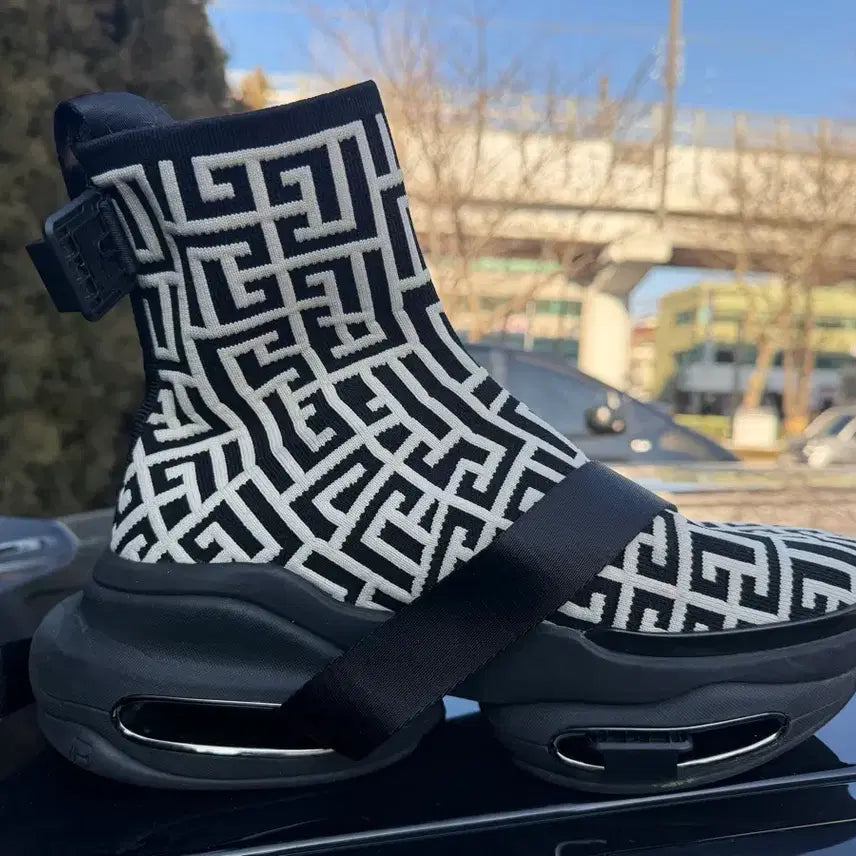 [BUNJANG] Balmain Sneakers 43 (6.5cm Heel) / 발망 스니커즈 43 굽 6.5cm