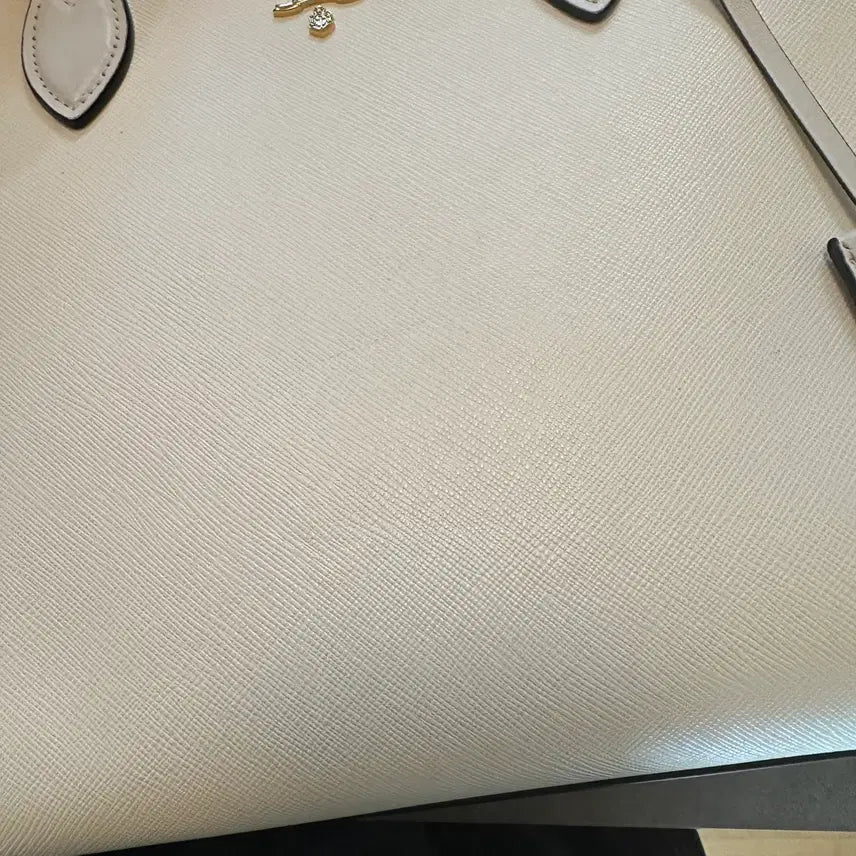 [BUNJANG] Prada Saffiano Tote Bag / 프라다 사피아노 토트백 화이트 판매 정품보증서 더스트백 포함