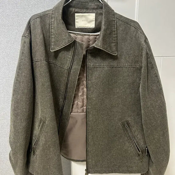 [BUNJANG] Rauper Store Cracked Leather Jacket / 라퍼지스토어 크랙터프레더자켓