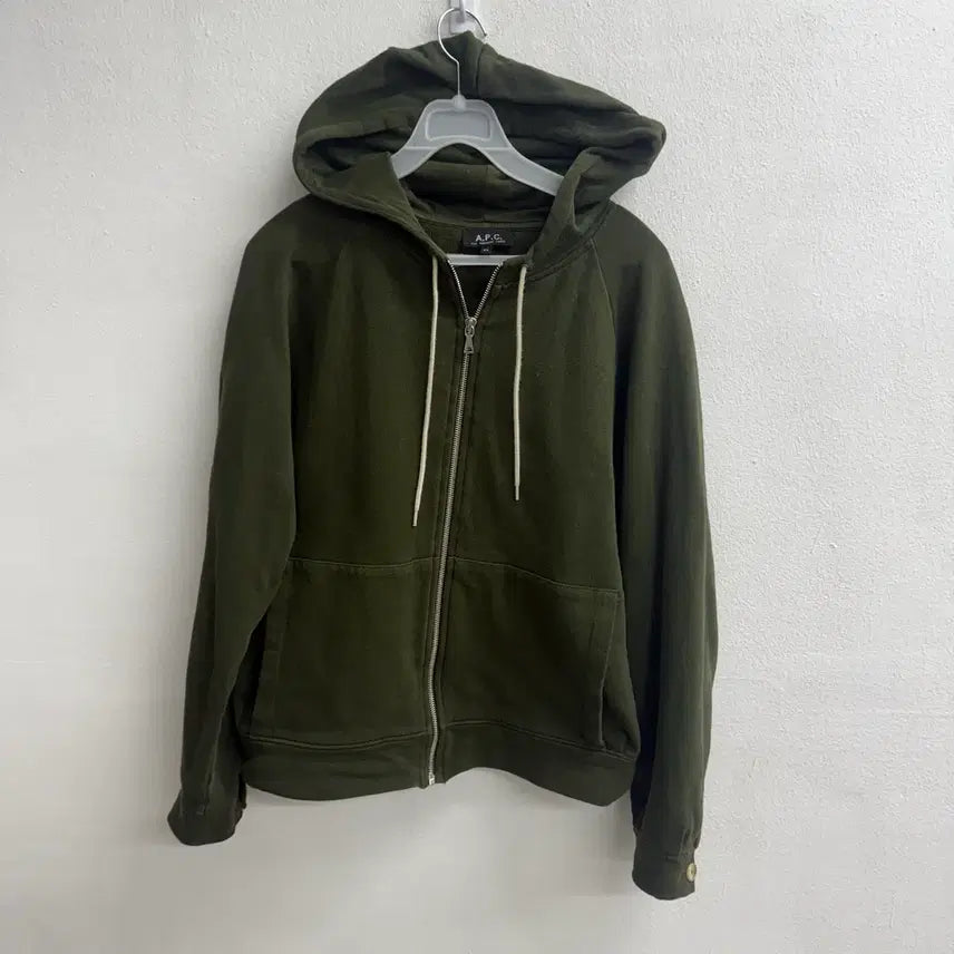 [SOLD OUT] Paris a.p.c 아페쎄 그린 후드집업 (xs)