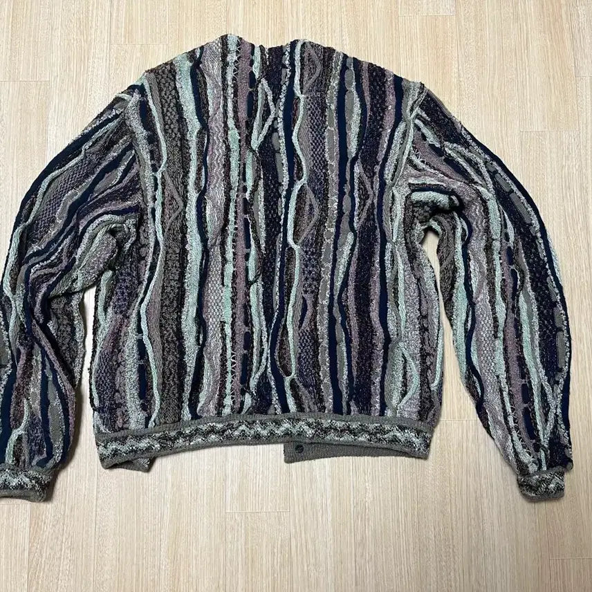 [BUNJANG] Capital Gaudi Intarsia Boucle Cardigan Size 3 / 캐피탈 가우디 인타르시아 부클레 가디건 3사이즈