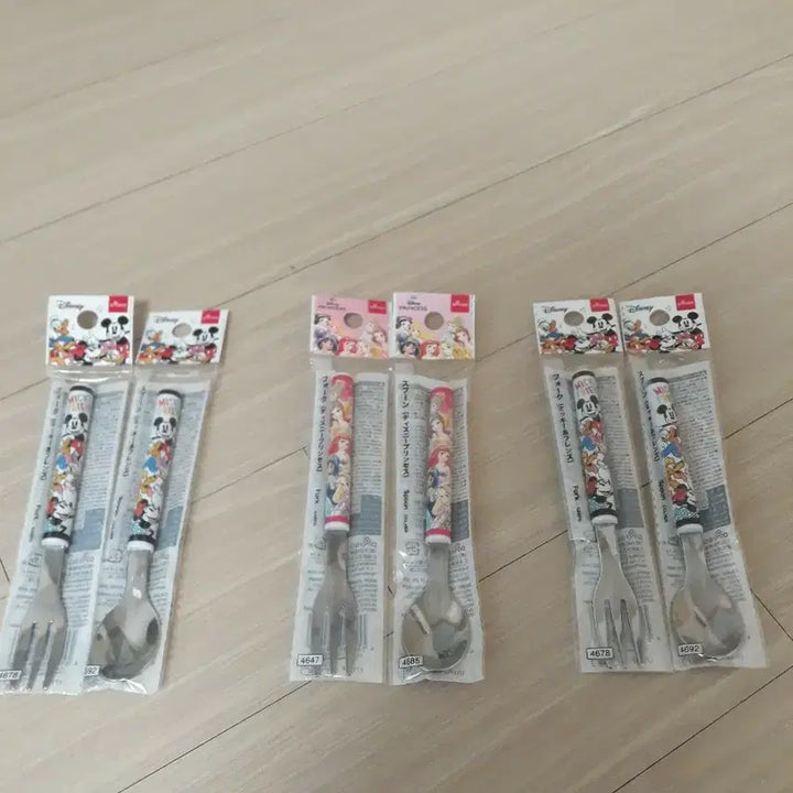 [BUNJANG] Disney Fork and Spoon Set / 디즈니 포크 스푼 세트