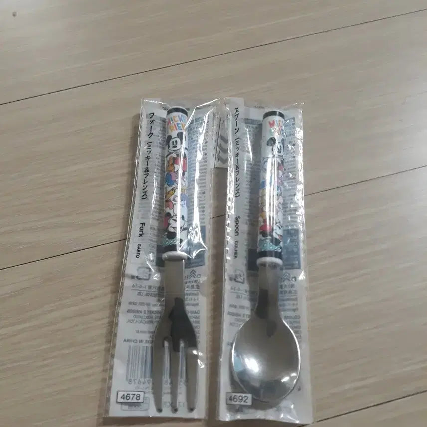[BUNJANG] Disney Fork and Spoon Set / 디즈니 포크 스푼 세트