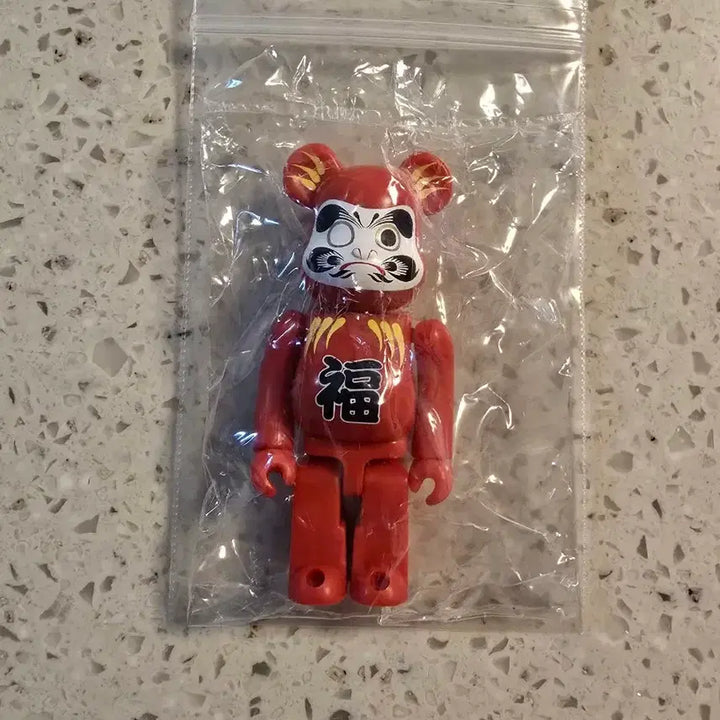 [BUNJANG] Bearbrick Shushi Daruma Figure / 베어브릭 2탄 슈시 다루마 미개봉 새상품 (카드 X)