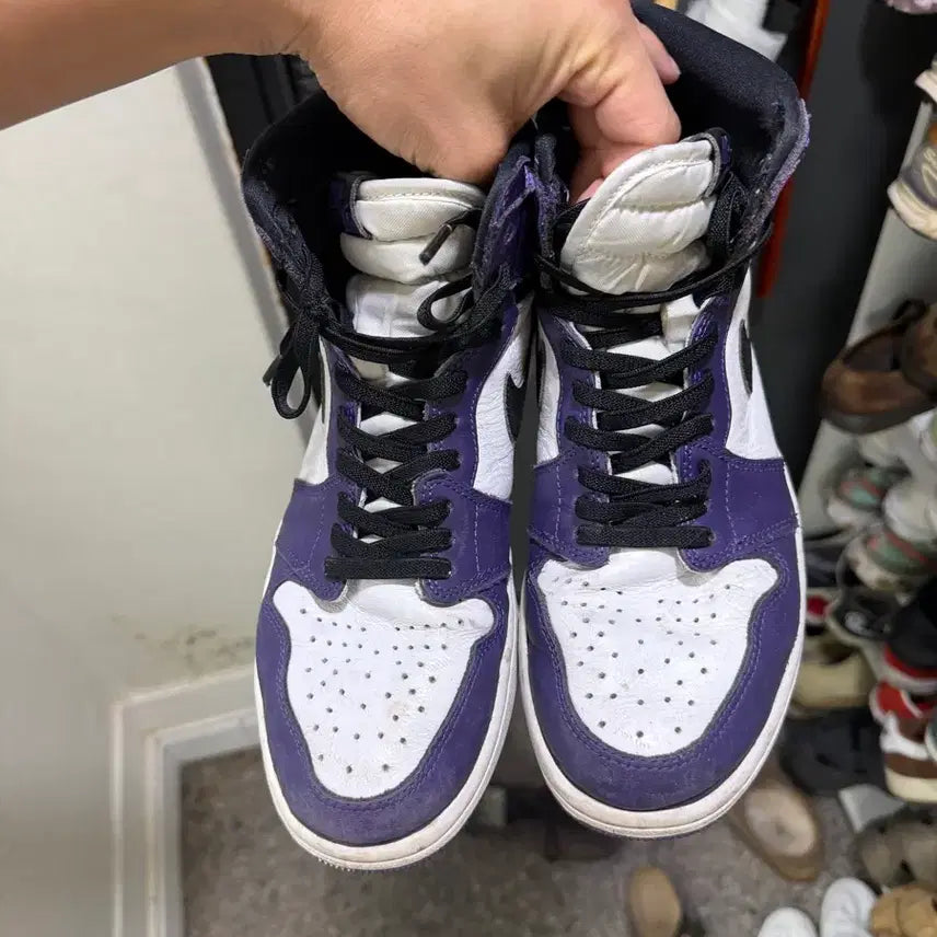 [BUNJANG] Nike Jordan 1 High Court Purple / 나이키 조던1 하이 코트 퍼플 280 판매합니다.