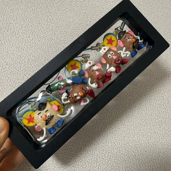 [BUNJANG] Toy Story Mr. &amp; Mrs. Potato Head Gacha Keyring / 토이스토리 포테이토 부부 가챠 키링 정품