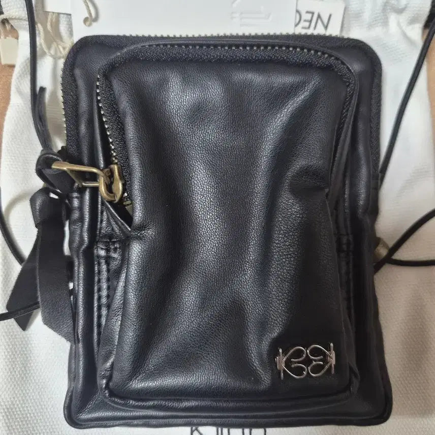 [BUNJANG] Kijun Black Mini Crossbody Bag / Kijun(기준) 블랙 미니 크로스백