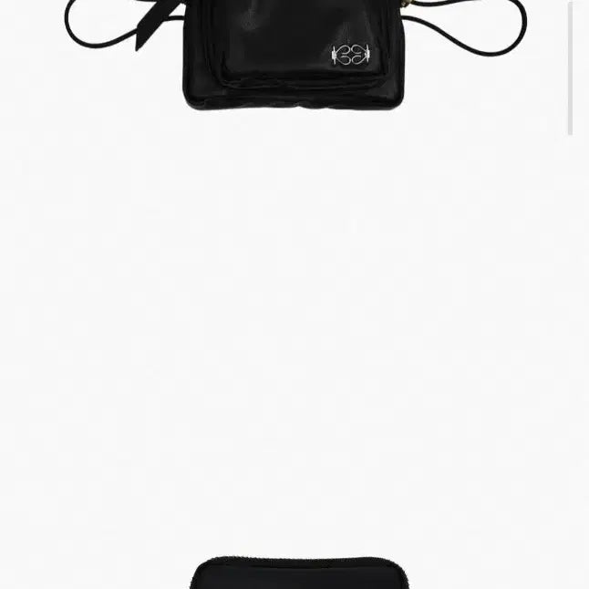 [BUNJANG] Kijun Black Mini Crossbody Bag / Kijun(기준) 블랙 미니 크로스백