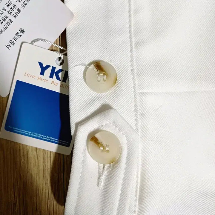 [SOLD OUT] [새상품/S] 저스트원 앨런 링클프리 비죠 핀턱슬랙스 (화이트/숏)