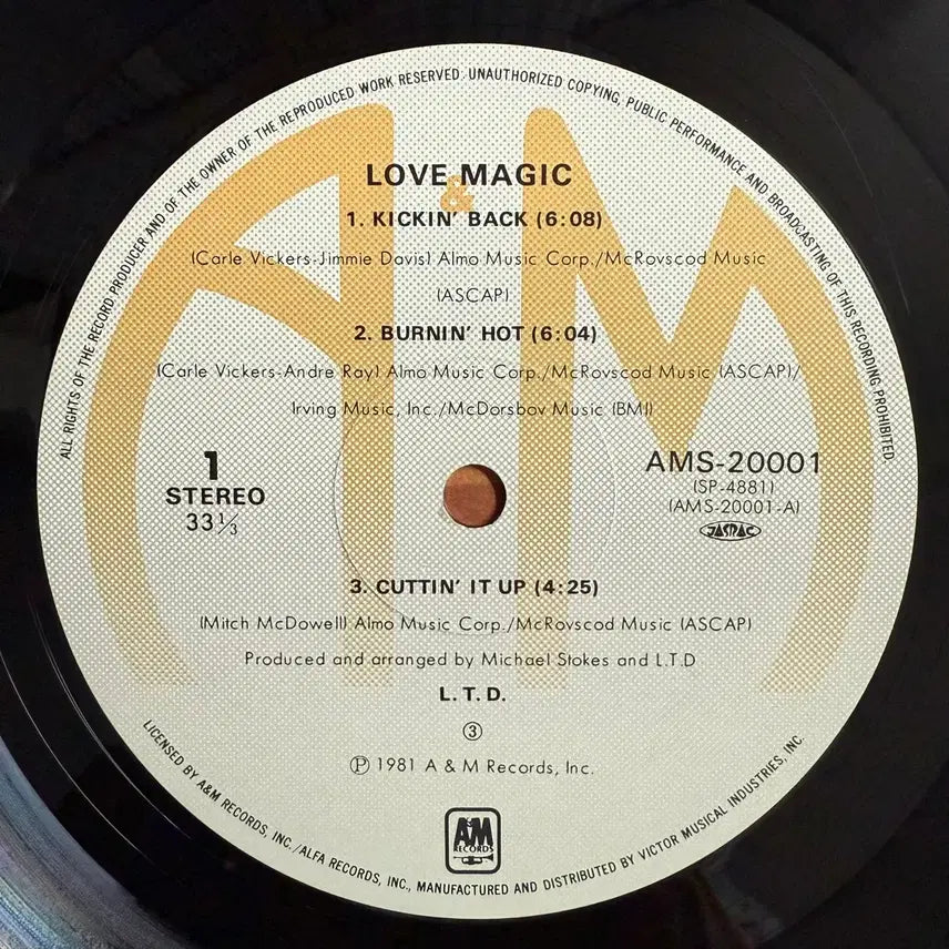 [BUNJANG] Soul Funk L.T.D. Love Magic LP / [LP] 소울 펑크 L.T.D. Love Magic