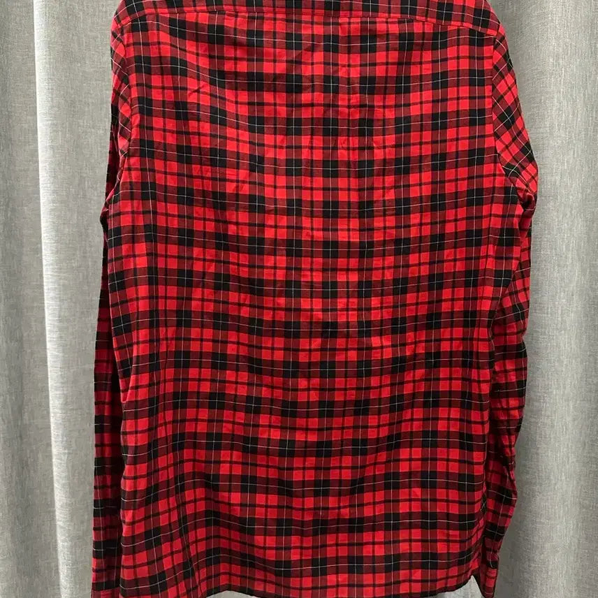 [BUNJANG] Gucci No Collar Ribbon Tie Checkered Shirt / [정품] GUCCI 구찌 노 카라 리본타이 체크 셔츠 판매합니다
