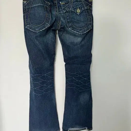 [BUNJANG] True Religion Denim Bootcut Jeans / 트루릴리젼 데님 부츠컷 데미지 진청바지