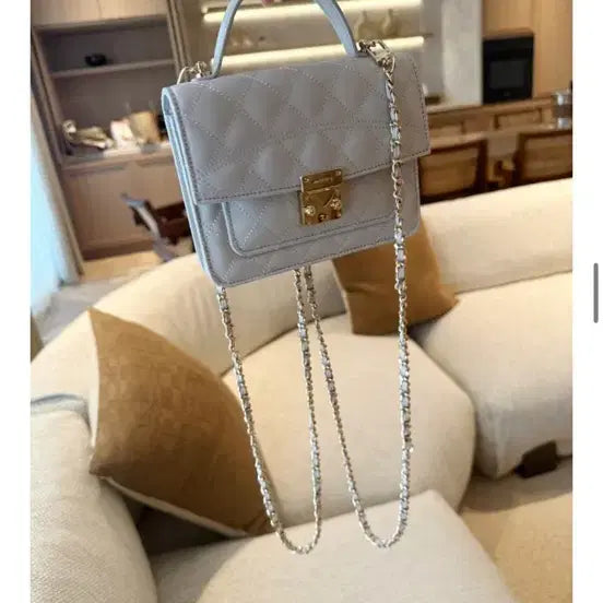 [BUNJANG] Myoico Sophia Mini Light Grey Bag / 마이아이코 소피아미니 라이트그레이