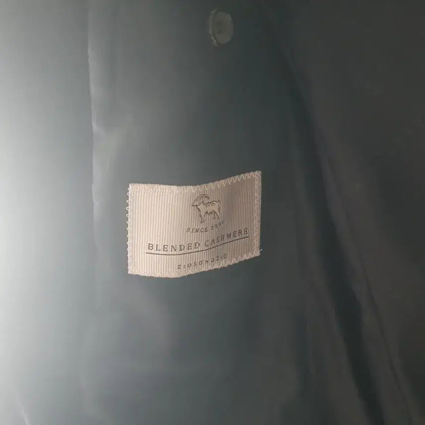 [SOLD OUT] 송지오옴므 네이비색 캐시미어 블랜드 싱글 코트