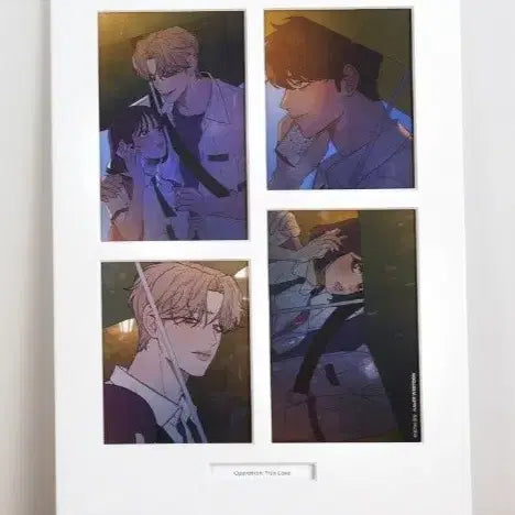 [BUNJANG] Operation Pure Villain Webtoon Poster / 원가이하)) 작전명순정 웹툰 컷 포스터 비오는 날