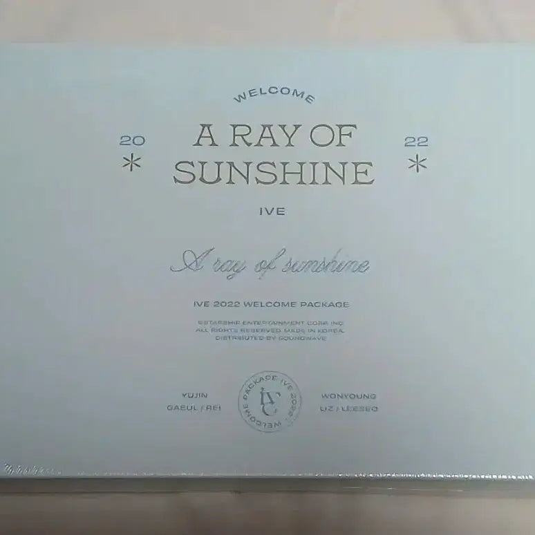 최저가 미개봉 아이브 ive 2022 월컴 패키지 장원영 안유진