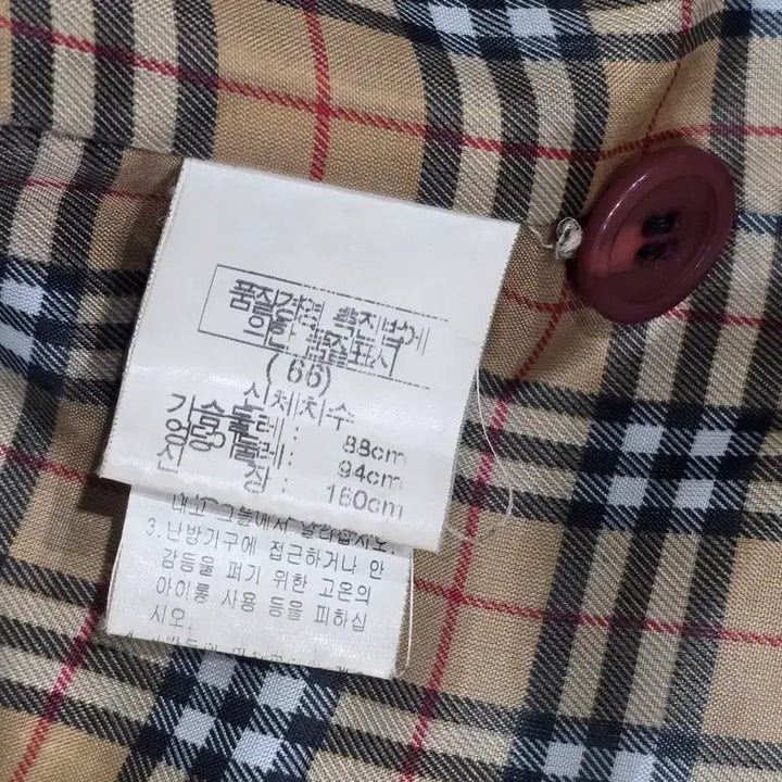 [BUNJANG] RAPISARDI Suede Leather Check Lined Coat / RAPISARDI 체크 안감 소가죽 코트 S