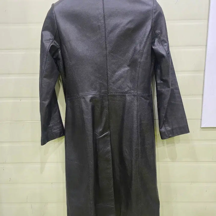 [BUNJANG] RAPISARDI Suede Leather Check Lined Coat / RAPISARDI 체크 안감 소가죽 코트 S