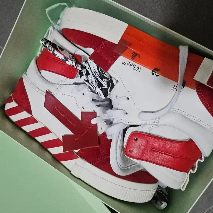 [BUNJANG] Off-White Bulk High Top Sneakers (Size 42) / 오프화이트 하이탑 벌크 스니커즈42사이즈