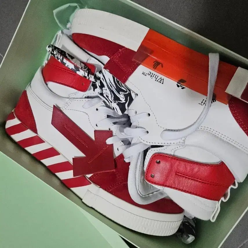 [BUNJANG] Off-White Bulk High Top Sneakers (Size 42) / 오프화이트 하이탑 벌크 스니커즈42사이즈