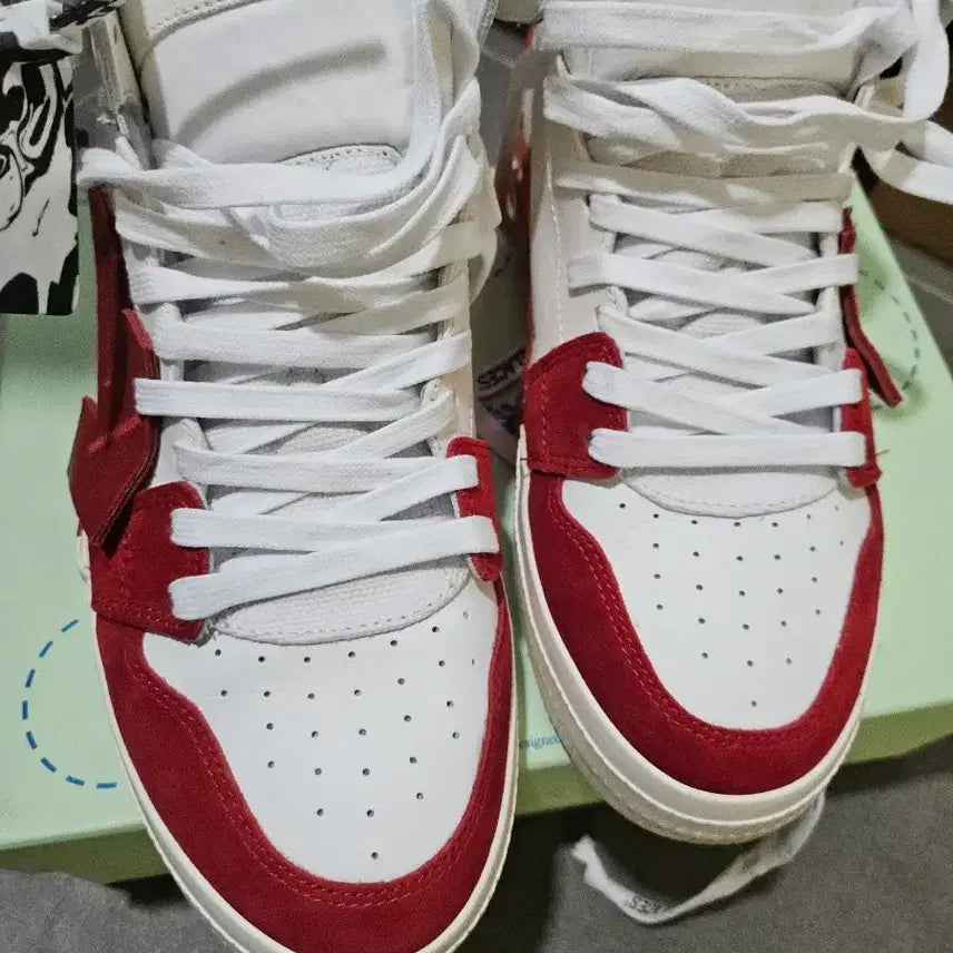 [BUNJANG] Off-White Bulk High Top Sneakers (Size 42) / 오프화이트 하이탑 벌크 스니커즈42사이즈