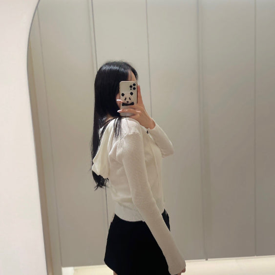 [BUNJANG] Natural Ribbed Hoodie Cardigan / 네추럴 골지 후디 가디건