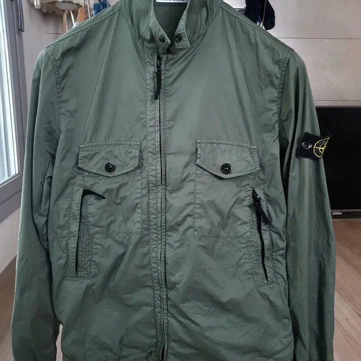 [BUNJANG] Stone Island Overshirt Sage L / 스톤아일랜드 오버셔츠 세이지 L