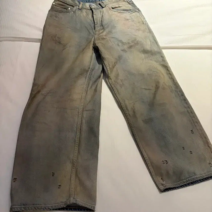 [BUNJANG] Ancellm #03 AGING01 Indigo Pants / 안셀름 Ancellm #03 AGING01 PANTS - Indigo