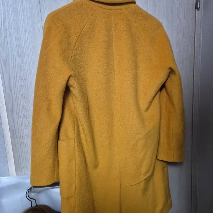 [BUNJANG] O'2nd Mustard Wool Angora Coat / 오즈세컨 머스타드 울앙고라 코트 55-66