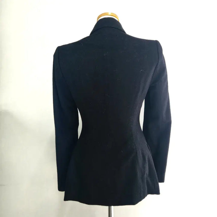 [BUNJANG] VOV Gold Button Wool Double-Breasted Blazer (Black) 55 / VOV 금장 더블 버튼 울 자켓 (블랙) 55