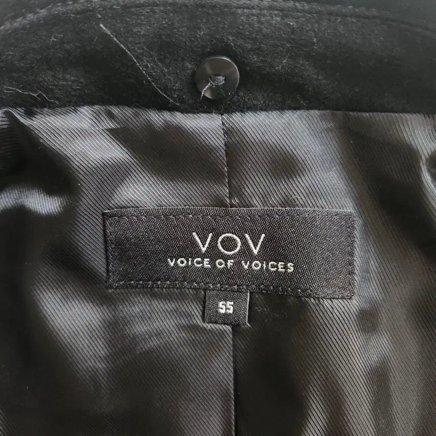 [BUNJANG] VOV Gold Button Wool Double-Breasted Blazer (Black) 55 / VOV 금장 더블 버튼 울 자켓 (블랙) 55