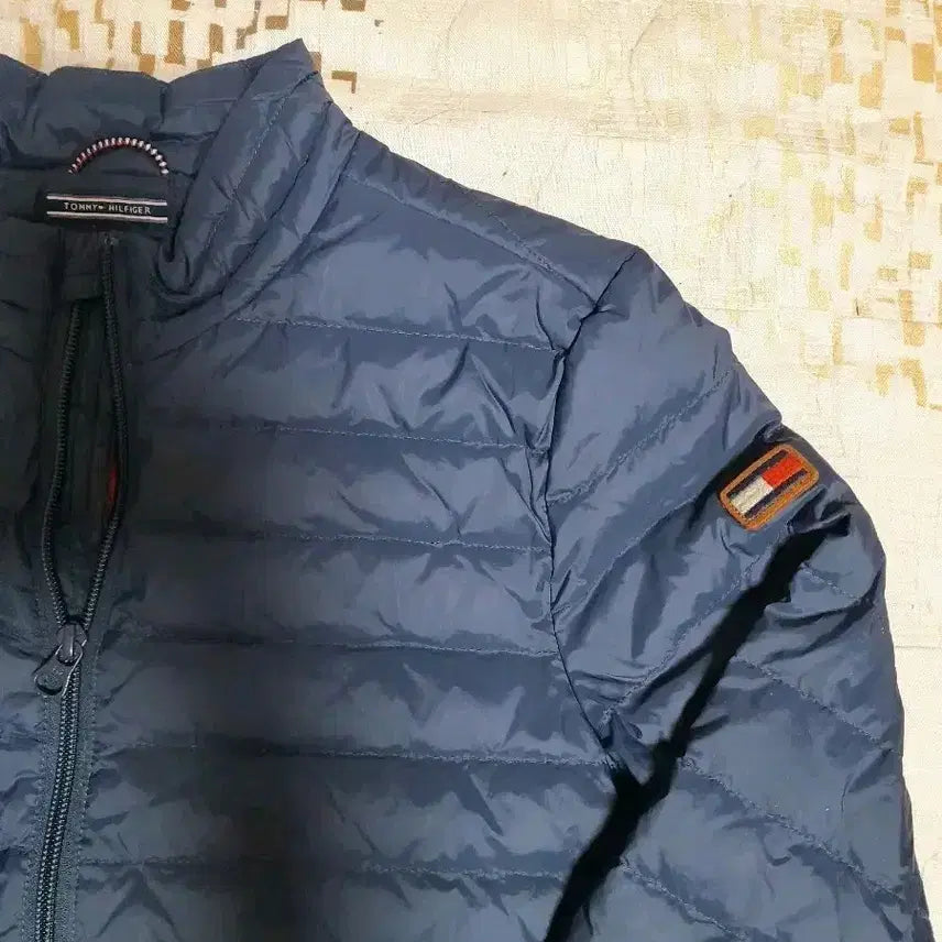 [SOLD OUT] 타미힐피거 블루 네이비 다운경량 패딩 퀼팅 자켓 S
