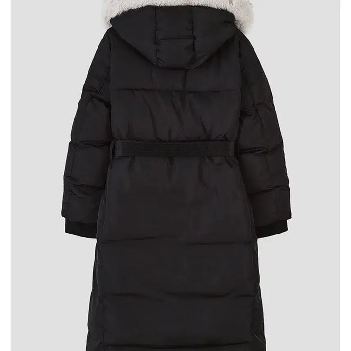 [BUNJANG] Clavis Fox Fur Belted Long Duck Down Long Padding / 66) 클라비스 폭스퍼 벨티드 롱 덕다운 롱패딩