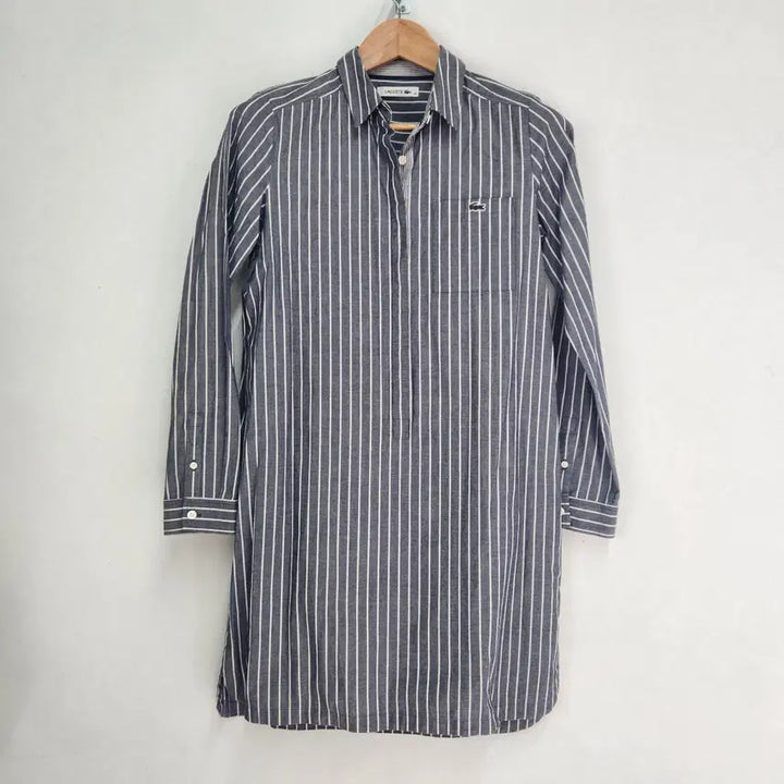 [SOLD OUT] [라코스테] 여성 스트라이프 셔츠 원피스 95
