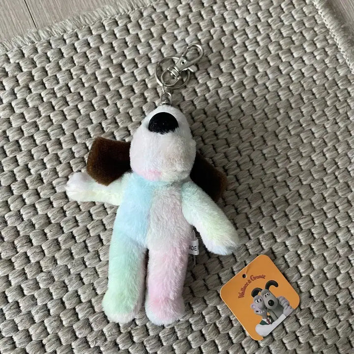 [BUNJANG] Gromit Rainbow Keyring / [새상품] 레인보우 그로밋 인형 키링