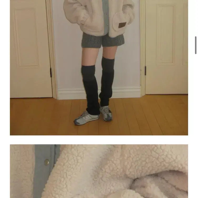 [BUNJANG] Somewhere Butter Ivory Fleece Jacket / 썸웨어버터 후리스 아이보리