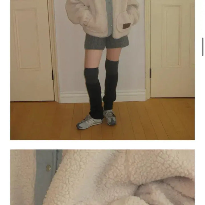 [BUNJANG] Somewhere Butter Ivory Fleece Jacket / 썸웨어버터 후리스 아이보리