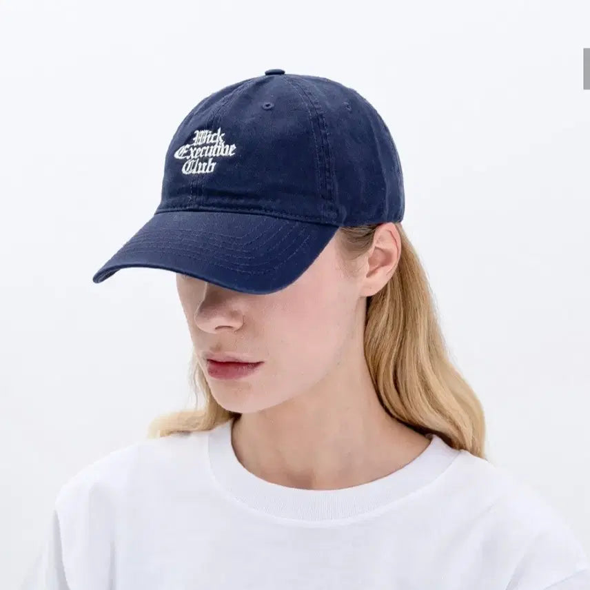 [BUNJANG] Weeekly Executive Club Navy Baseball Cap / 윅 Executive Club 볼캡 네이비