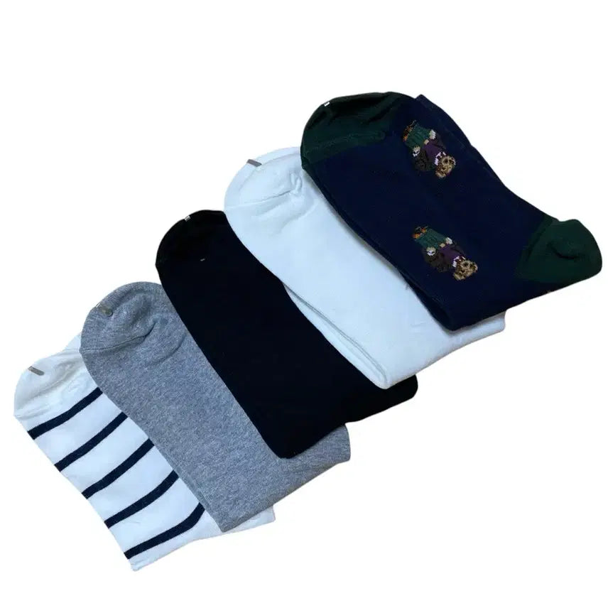 [BUNJANG] Polo Ralph Lauren Bear Women's Socks Set / [정품 새상품] 폴로랄프로렌 베어 여성 양말 세트