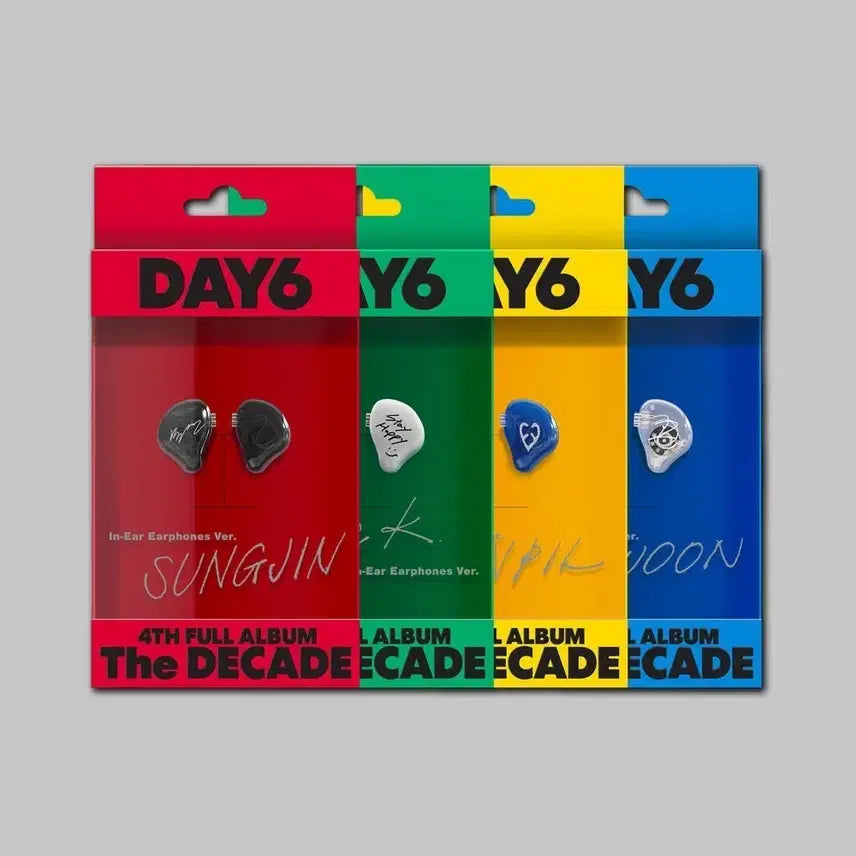 [BUNJANG] DAY6 The Decade Earphones Full Set / DAY6 The Decade 이어폰 풀세트