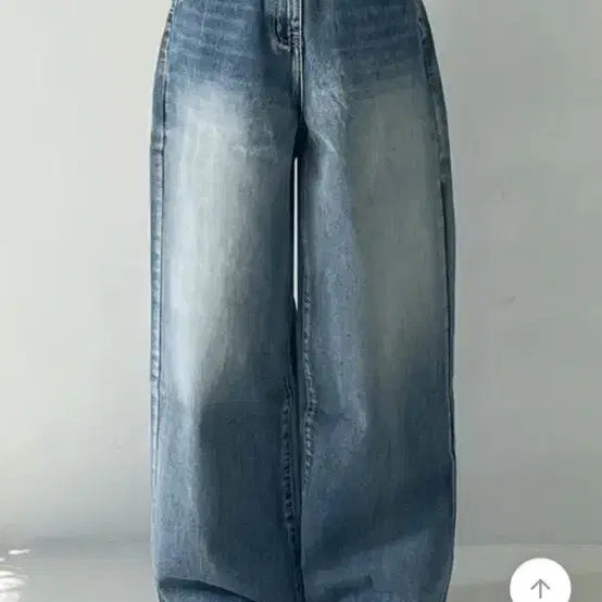 [BUNJANG] Wide Denim Pants / 중청 와이드 데님팬츠